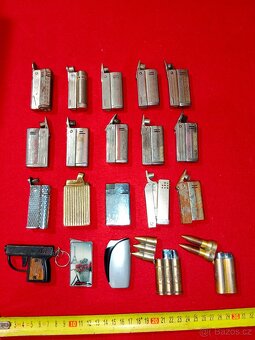 Zapalovače 82 ks IMCO, ženy, pistolka + 2 pouzdra - 12