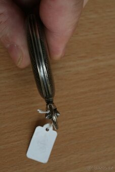 Starožitné celostříbrné tříplášťové kapesní hodinky tula - 12