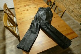 Motorkářské kožené kalhoty REBELHORN vel.L - 12