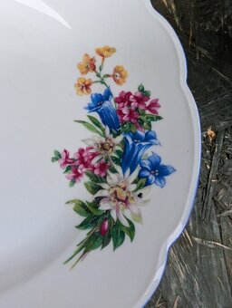 2ks vintage talíře, Alpeflora, zn.Altrohlau MZ. - 12