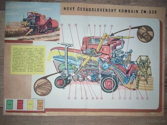 Zemědělské stroje, Kombajn, traktor, Zetor , Semerádova mlát - 12