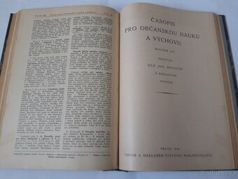 ČASOPIS PRO OBČANSKOU NAUKU A VÝCHOVU r.1928, 1929, 1930 - 12