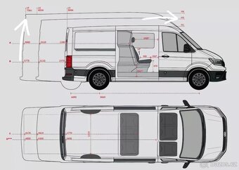 Volkswagen Crafter  extralang  6miest 130kw Manuál - 12