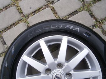 letní alu kola 5 x 114.3 205 60 16 originál nissan - 12