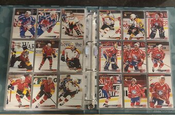 Hokejové kartičky SEMIC WIEN 96 komplet - 12
