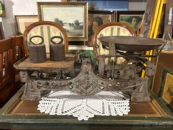 Staré litinové váhy RHEWA kouzlo dávných časů - 12