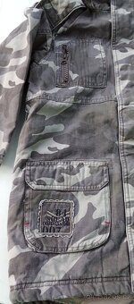 Chlapecká zimní maskáčová bunda a vesta( vel. 122) - 12