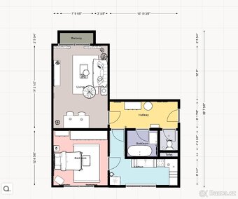 Byt 2+1 blízko centra i přírody - REZERVOVÁNO - 12
