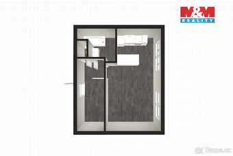 Prodej bytu 1+kk, 40 m², Opočno, ul. Pohořská - 12