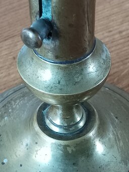 MOSAZNÝ EMPÍROVÝ SVÍCEN BIEDERMAIER 19. STOLETÍ FRANCIE - 12