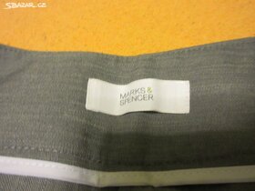 Kalhot.kostým M&S, vel. kalhot 38 a saka 42. - 12