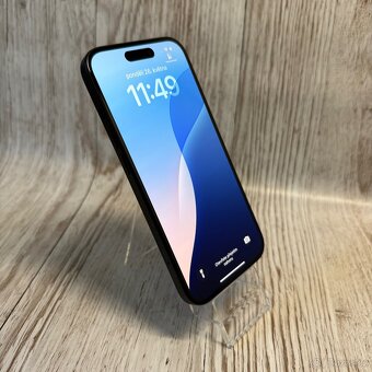 iPhone 15 128GB, černý, 100% baterie (rok záruka) - 12