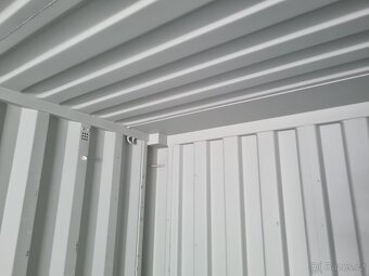 Lodní kontejner 6m – námořní modrá barva - 12