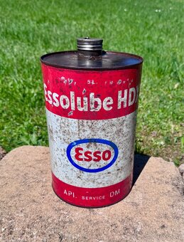 Esso - plechovky na olej - 12