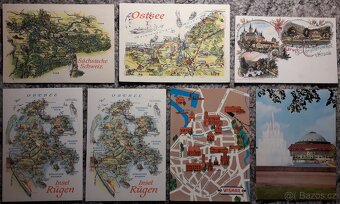 Pohľadnice - Nem., Rak., Šva., Bul., Rum. - 995 kusov - 12