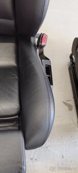 Bmw e34 M5 TOURING kozene predne + zadne sedacky - 12