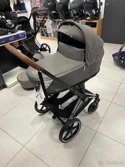 Prodám kočárek Cybex Priam (korbička, vajíčko, sporťák) - 12