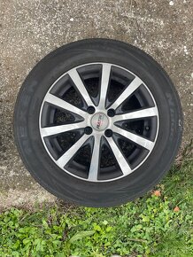 ALU kola R15 Platin P69 + letní pneu + TPMS senzory - 12