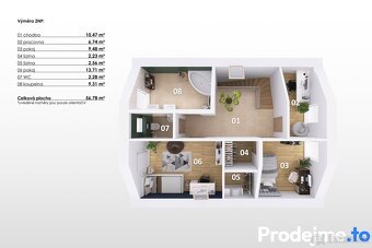 Prodej rodinného domu č. 2 - 5+kk, 125 m2 - Beřovice - 12