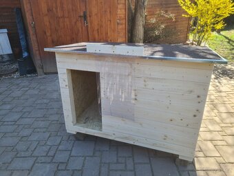 Psí bouda s krytinou a zástěnou (PALUBKY/OSB), 6 velikostí - 12