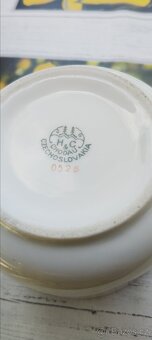 Porcelánové šálky Art Deco H.C.Chodau - 12