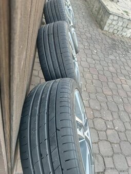 ALU kola R19 5x112, 245/40 letní pneu - 12