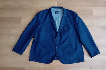 Calamar pánské sako vel. 3XL len + bavlna nové - 12