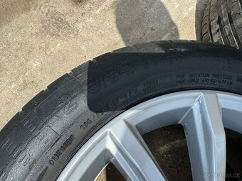 Sada Alu kol 5x112 R17 VW London 3G0601025D, pneu 215/55/17 - 12