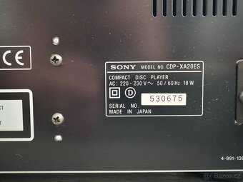 Sony CDP-XA20ES - špičkový stav s originální krabicí - 12