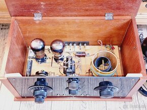 Starožitné rádio Telefunken Marconi II. včetně reproduktoru - 12