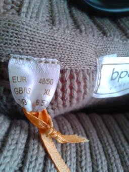 Dlouhý krásný svetr s rolákem 50/54 - 12