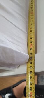 Dětská  bila postel s hvězdičkama s šuplíkem - 12