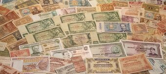 Mega obří konvolut bankovek po sběrateli 434ks - 12