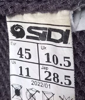 Sidi Vertigo 2 - sportovní byty na motorku, vel: 45 - 12