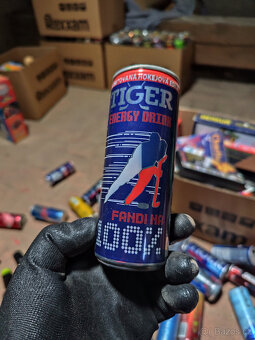 Plechovky od Energy Drinků Tiger 1 - 12