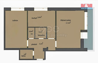 Prodej bytu 2+1, 55 m², Brno, ul. Brožíkova - 12
