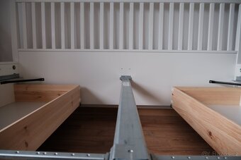 Postel IKEA IDANÄS 180x200 cm + rošt LINDBÅDEN – bílá - 12