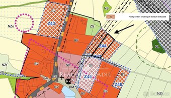 Prodej stavebního pozemku 2 291 m² – Dunávice u Netvořic, ok - 12