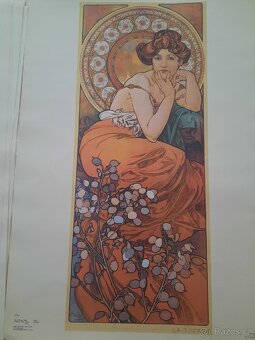 Alfons Mucha - plakáty 42x 60 cm v deskách - 12