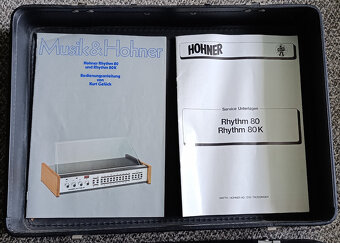 PREDÁM VZÁCNY VINTAGE BICÍ AUTOMAT HOHNER RHYTM 80 - 12