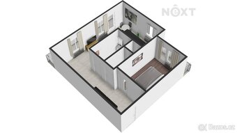 Pronájem byt 2+kk, 49㎡ - 12