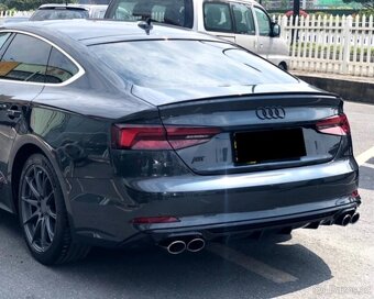 AUDI A5 S5 RS5 B9 spoiler kridlo lipko na kufor - 12