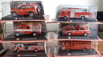 Hasičské modely AMERCOM 60 kusů Hasiči - 12