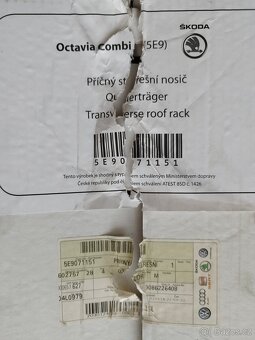 OCTAVIA III kombi - střešní nosič originál Škoda 5E9071151 - 12