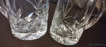 Broušené půllitry na pivo Bohemia Crystal - 12