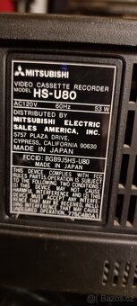 MITSUBISHI HS-U80: S-VHS, 6 Hlavé. - 12