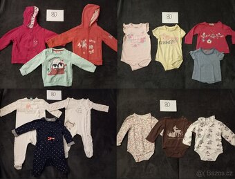 Mix oblečení pro miminko 50 - 80 - 12