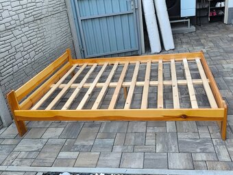 Prodám manželskou postel + Matrace 160cm x 200cm - 12