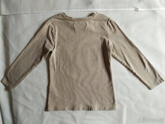 3 x dívčí tričko, pejsky, sova, dýně H&M, 122/128 - 12