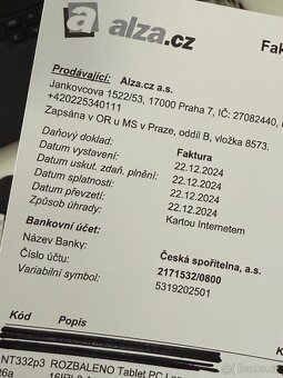 2v1 16" tablet/notebook Lenovo Yoga 7 16IRL8 + ZÁRUKA - 12